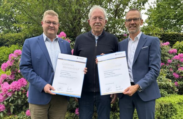 Goldener Meisterbrief Helmut Schäfers