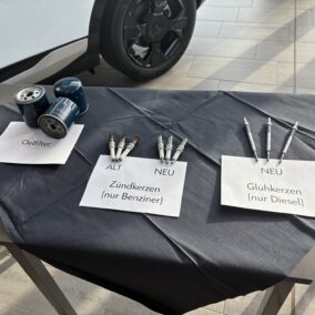 Die Unternehmerfrauen beim Auto-Basic-Workshop.